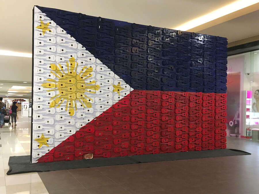 フィリピン国旗のアート